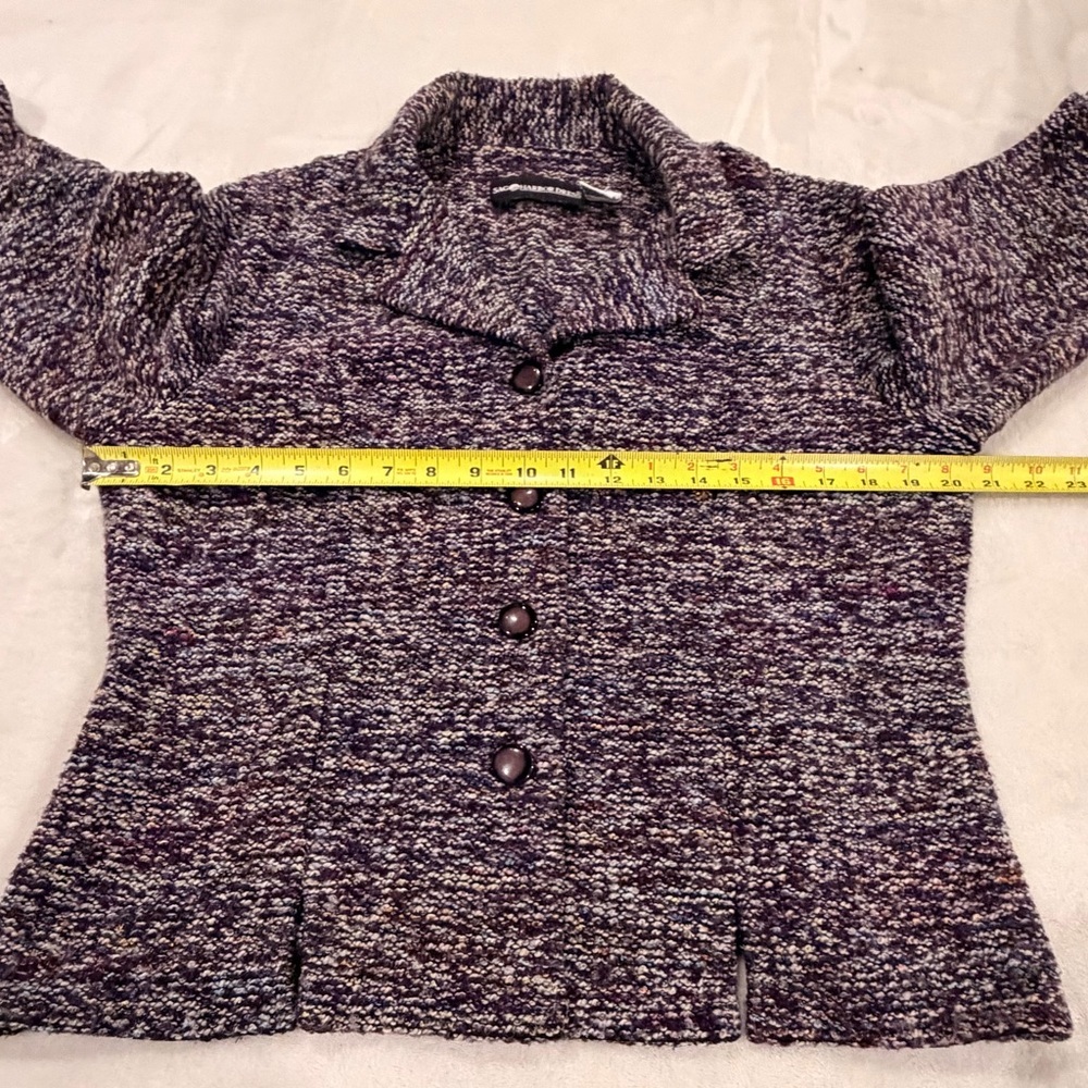 Sag Harbor Multicolor Tweed Blazer - Picture 7 of 12